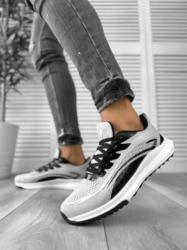 Adidasi barbati casual gri 734 T4-1